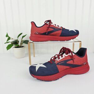 Brooks Launch 8 Women Sz 8.5 Texas Star Flag USA Running Sneaker 1203451B621